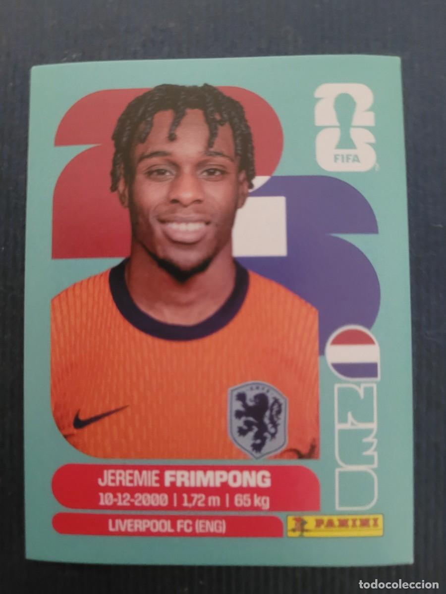 Cartes &agrave; collectionner de Football: Cromo FIFA 2026 JEREMIE FRIMPONG Pa&iacute;ses Bajos NED8