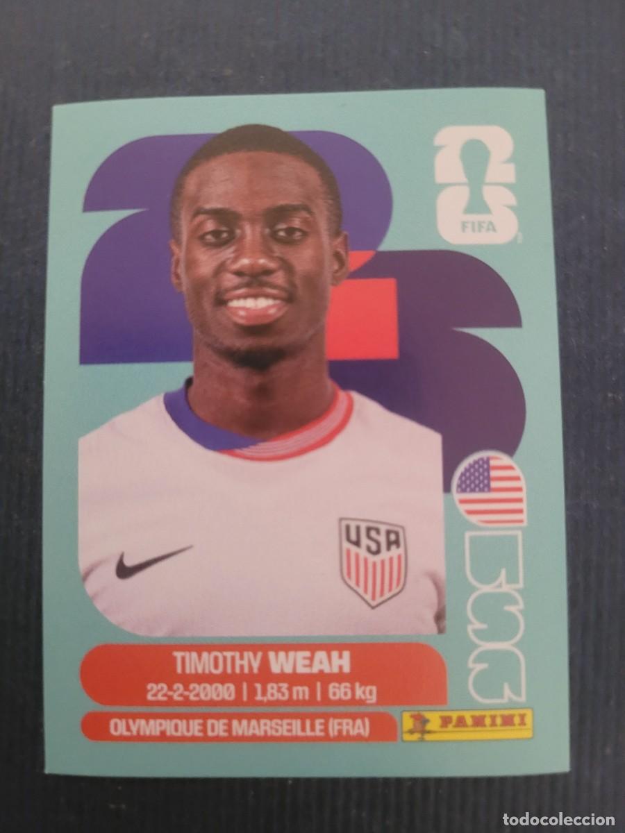 Cartes &agrave; collectionner de Football: Cromo FIFA 2026 TIMOTHY WEAH Estados Unidos USA12