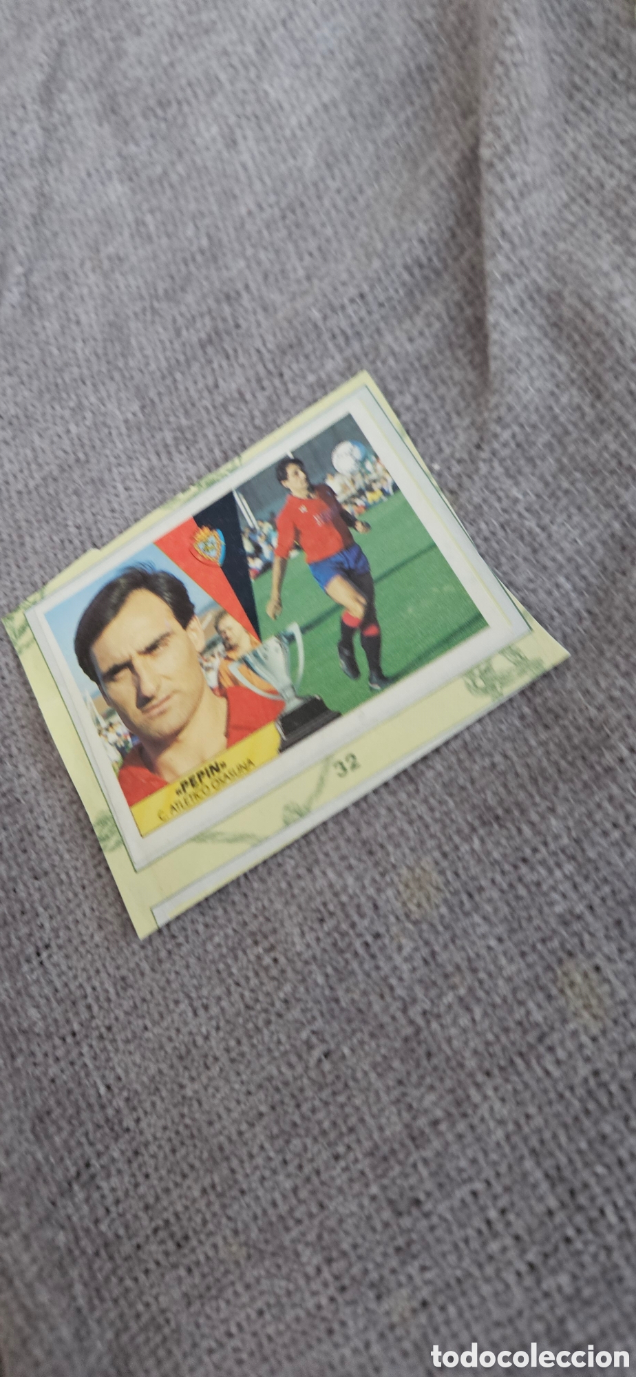 Cromos de f&uacute;tbol: Pepin fichaje 32 osasuna este 1987 1988 87 88 recortado