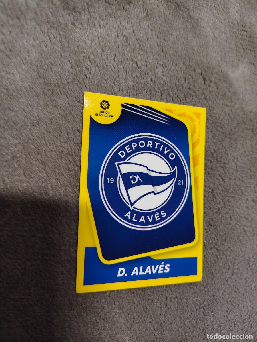 Cromos de f&uacute;tbol: LA LIGA ESTE 21 22 ESCUDO ALAV&Eacute;S (1) - DEPORTIVO ALAV&Eacute;S -- ESTE 2021 2022 SIN PEGAR