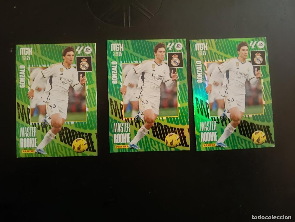 Football Stickers: 3 CARTAS CARDS FICHAS CROMOS PANINI MGK MEGACRACKS LIGA 2024 2025 24 25 - MASTER ROOKIE GONZALO 412