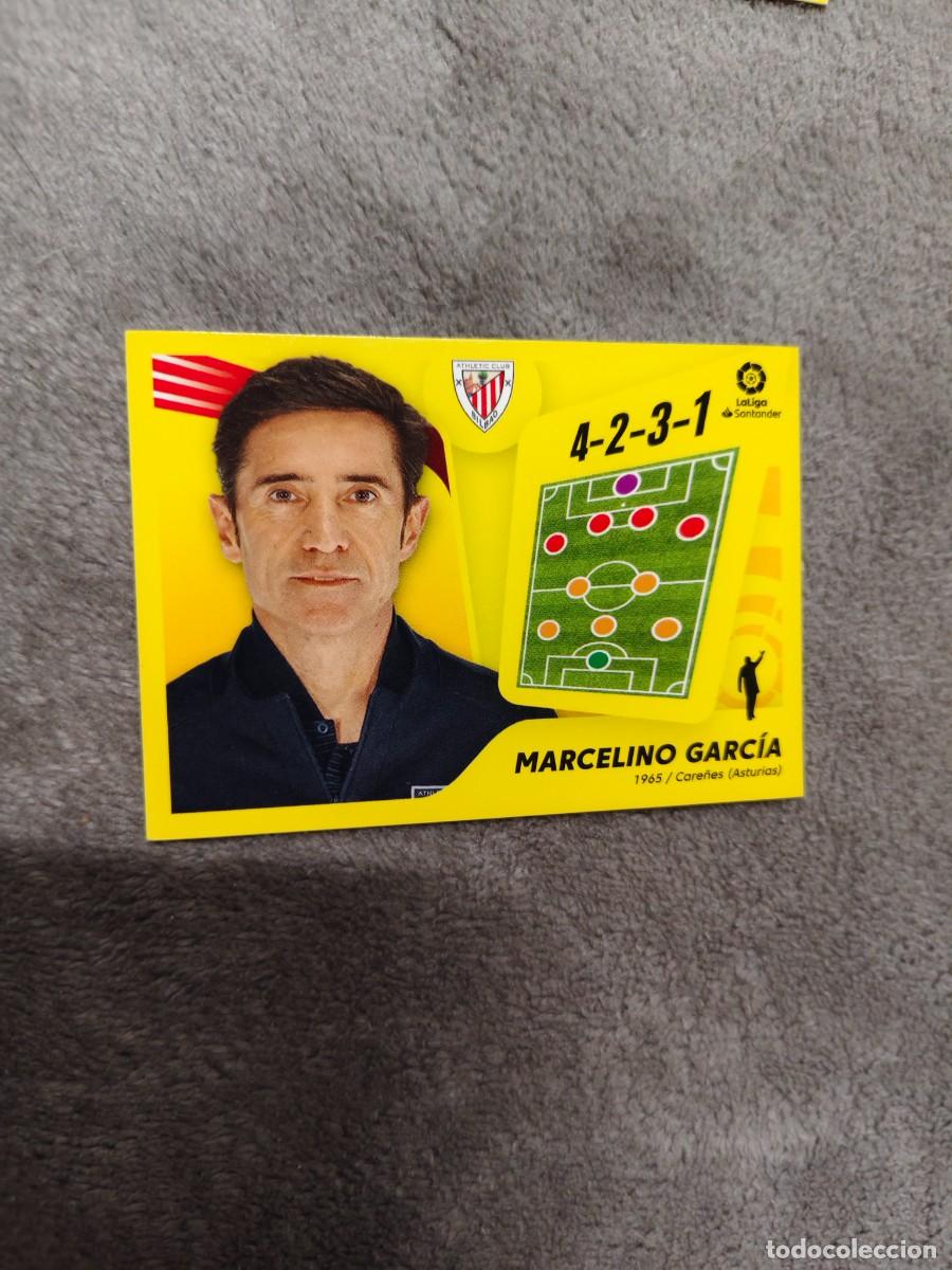 Fu&szlig;ball-Sticker: LA LIGA ESTE 21 22 ENTRENADOR: MARCELINO GARC&Iacute;A (2) - ATHLETIC CLUB -- ESTE 2021 2022 SIN PEGAR