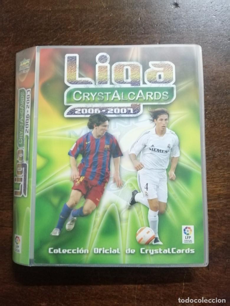 Fu&szlig;ball-Sticker: COLECCION COMPLETA MUNDICROMO CRYSTALCARDS 2006 2007 CON MESSI