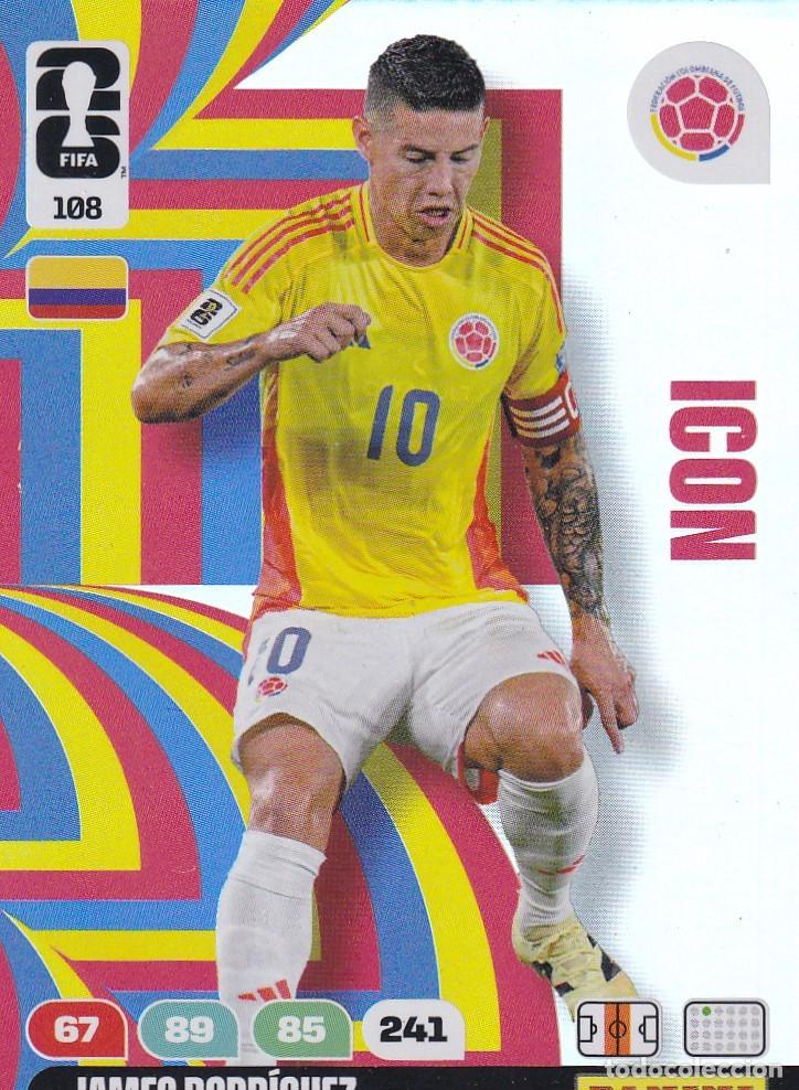 Football Stickers: Adrenalyn XL Fifa World Cup 2026 Mundial 26 N&ordm;108 James Rodriguez