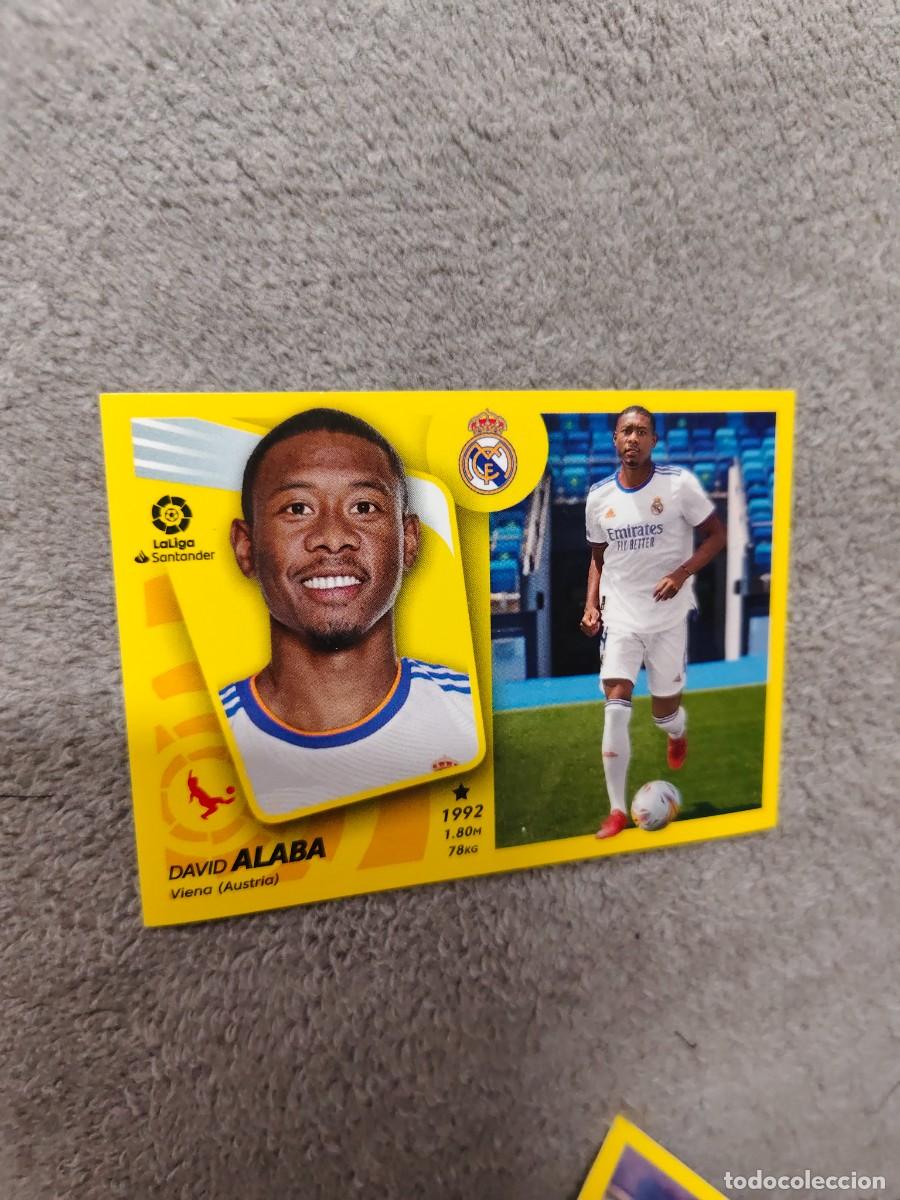 Fu&szlig;ball-Sticker: LA LIGA ESTE 21 22 18 ALABA (REAL MADRID) - &Uacute;LTIMOS FICHAJES -- ESTE 2021 2022 SIN PEGAR