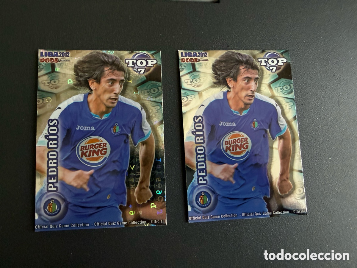 Figurine di Calcio: MUNDICROMO 2012. n 603. Top 7. Pedro RIOS 2 cromos diferentes