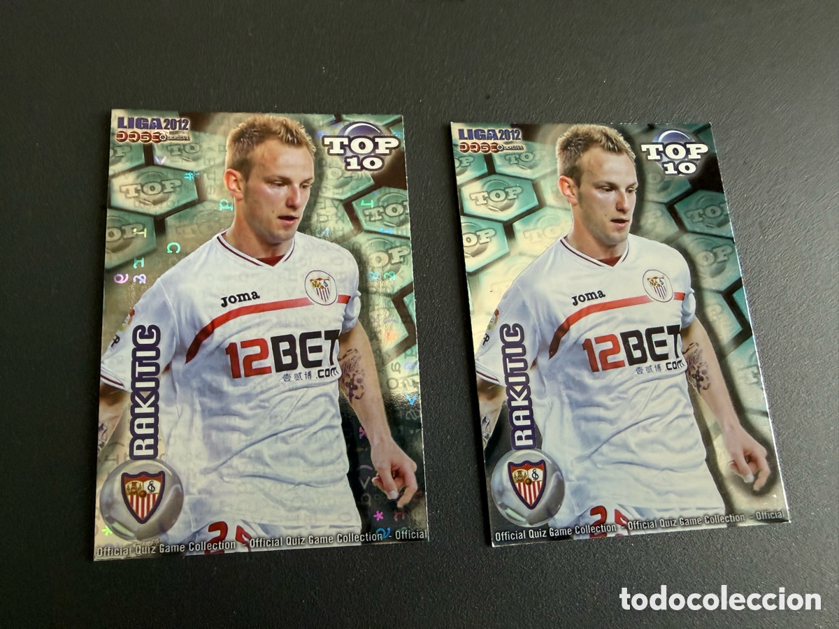 Figurine di Calcio: MUNDICROMO 2012. n 616. Top 10 RAKITIC. 2 cromos diferentes