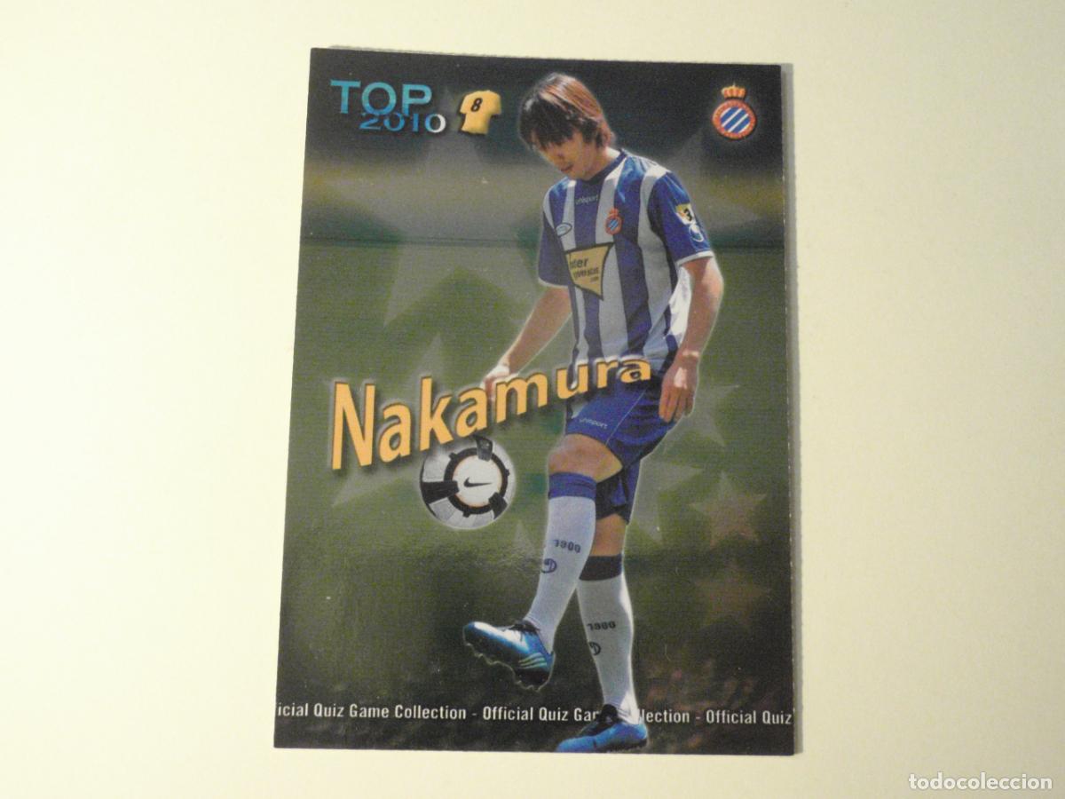 Cromos de Futebol: 610 NAKAMURA Espanyol TOP BRILLO VERDE. LAS FICHAS DE LA LIGA FUTBOL 2009 2010 MUNDICROMO 09 10