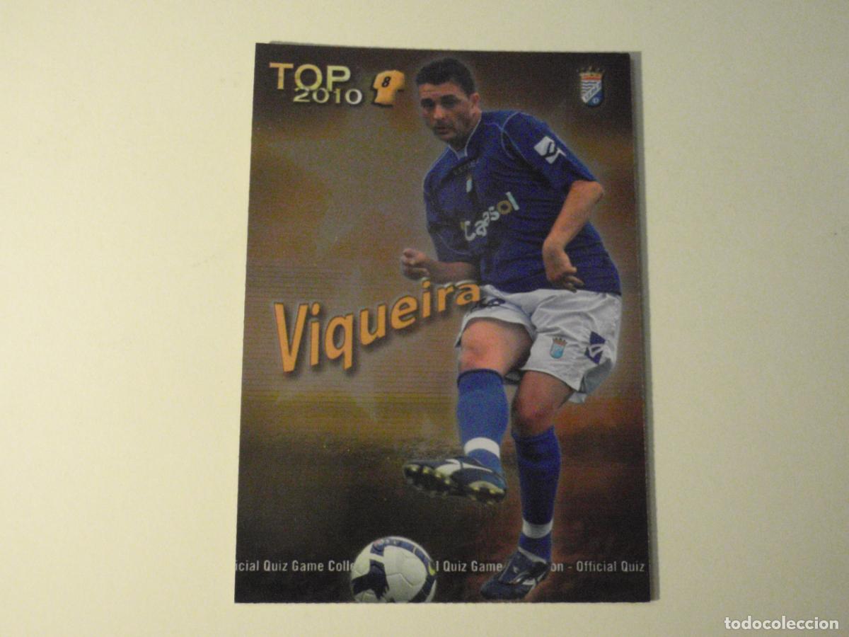 Fu&szlig;ball-Sticker: 611 VIQUEIRA Xerez TOP BRILLO AMARILLO. LAS FICHAS DE LA LIGA FUTBOL 2009 2010 MUNDICROMO 09 10