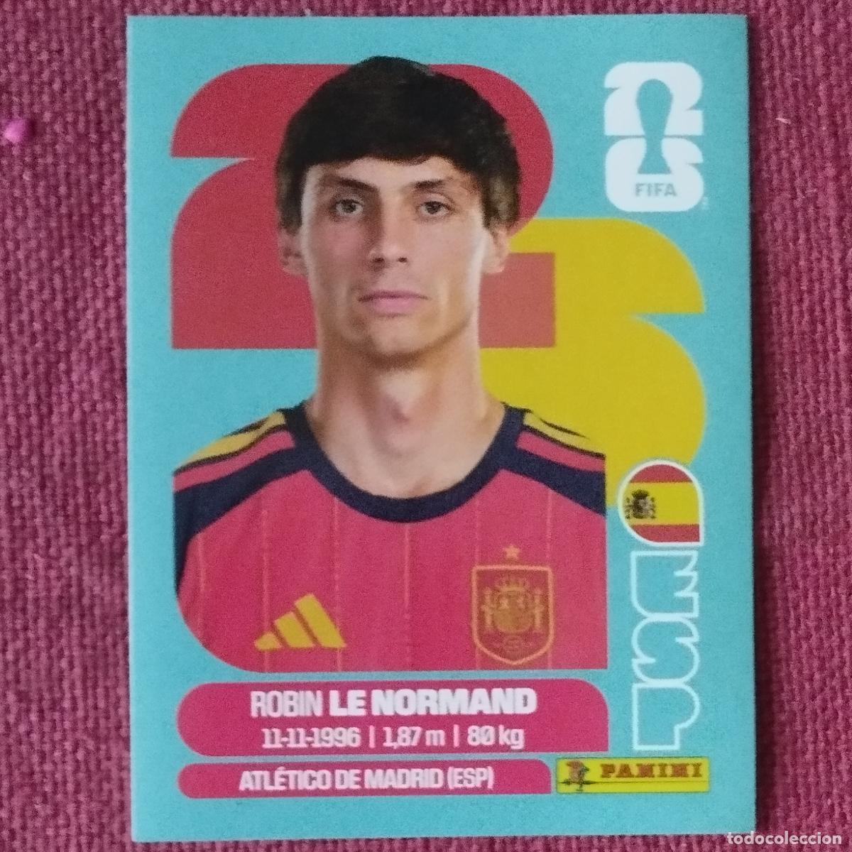 Cartes &agrave; collectionner de Football: ROBIN LE NORMAND- ESP 3 - ESPA&Ntilde;A - MUNDIAL DE FUTBOL - FIFA WORLD CUP 2026