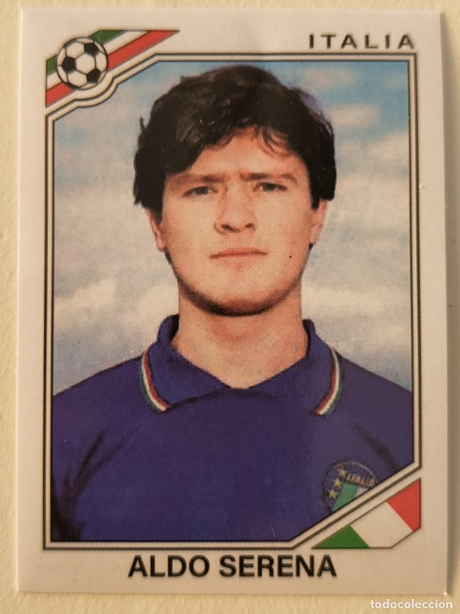 Football Stickers: #51 ALDO SERENA (ITALIA) MUNDIAL MEXICO 86 PANINI