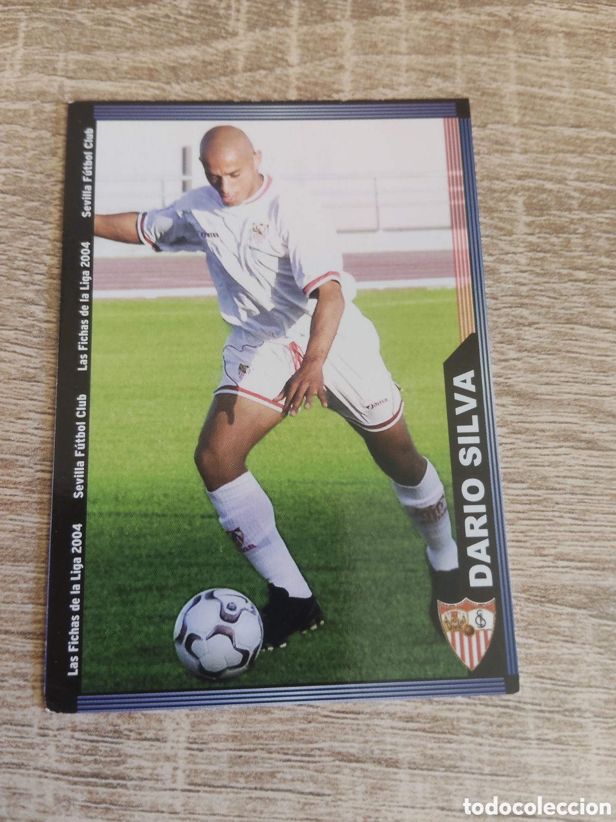Football Stickers: Mundicromo las fichas de la liga 2004 266 Dar&iacute;o Silva Sevilla