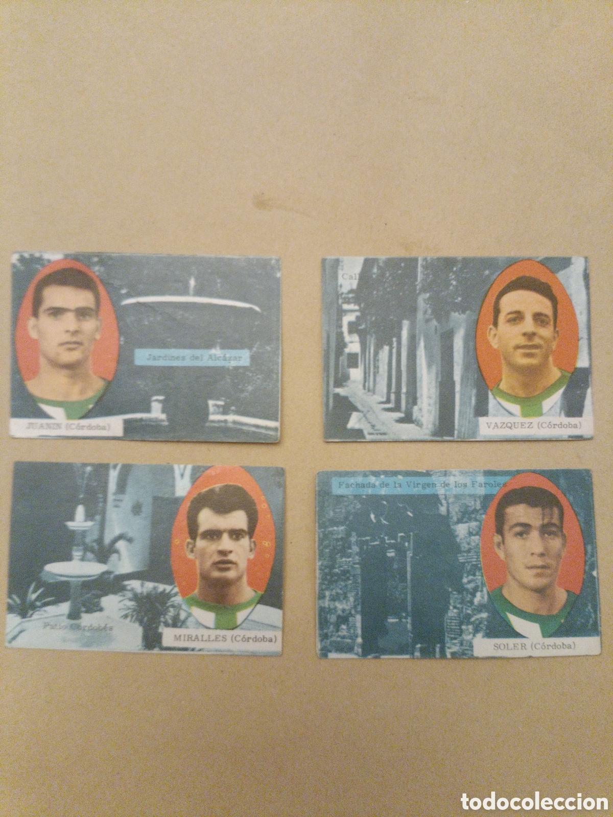 Fu&szlig;ball-Sticker: Cromos C&oacute;rdoba colecci&oacute;n FHER 63-64