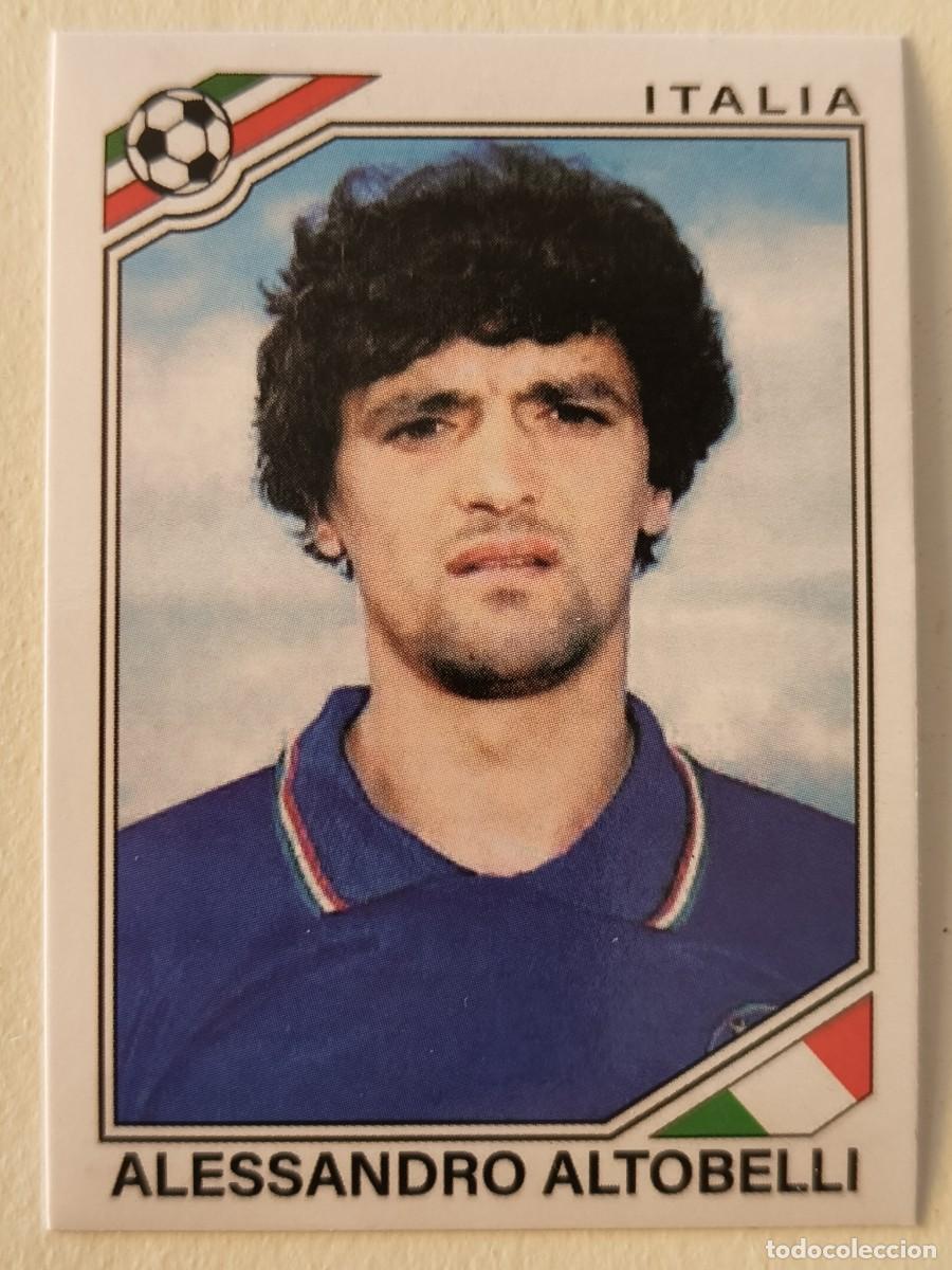 Fu&szlig;ball-Sticker: #52 ALESSANDRO ALTOBELLI (ITALIA) MUNDIAL MEXICO 86 PANINI
