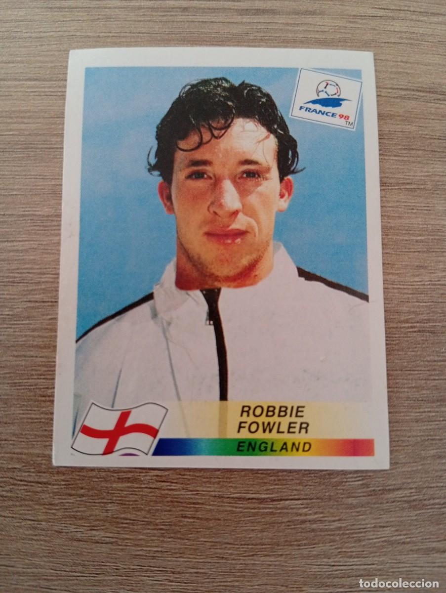 Fu&szlig;ball-Sticker: ROBBIE FOWLER 477 INGLATERRA PANINI FRANCIA 1998 98 SIN PEGAR NUNCA PEGADO