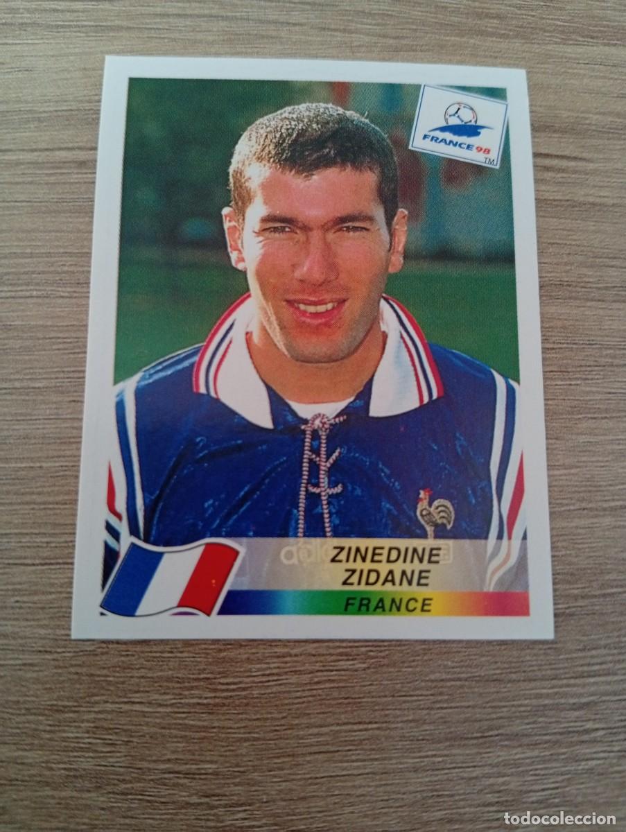 Cartes &agrave; collectionner de Football: ZINEDINE ZIDANE 164 FRANCIA PANINI FRANCIA 1998 98 SIN PEGAR NUNCA PEGADO