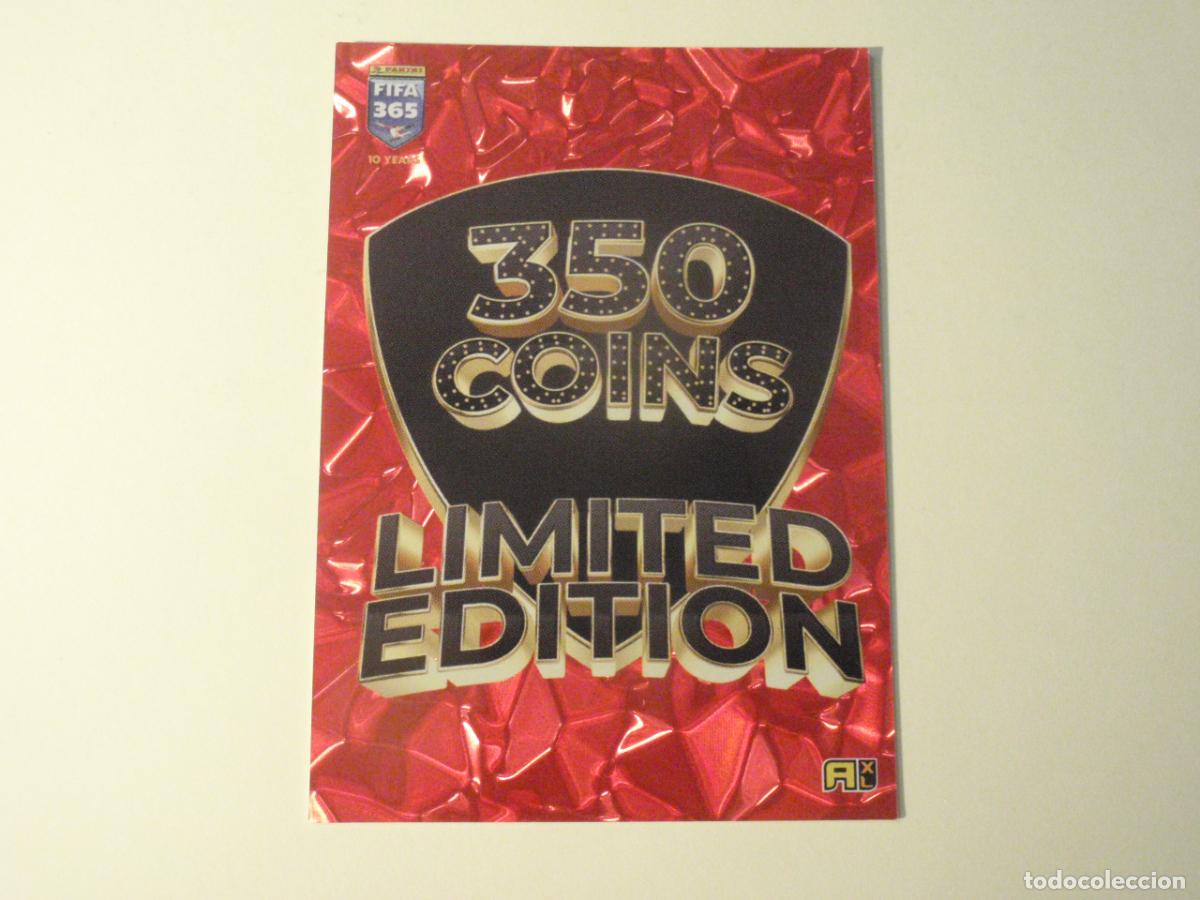Cartes &agrave; collectionner de Football: 350 COINS LIMITED EDITION. Trading Card ADRENALYN XL FIFA 365 2025 PANINI 25