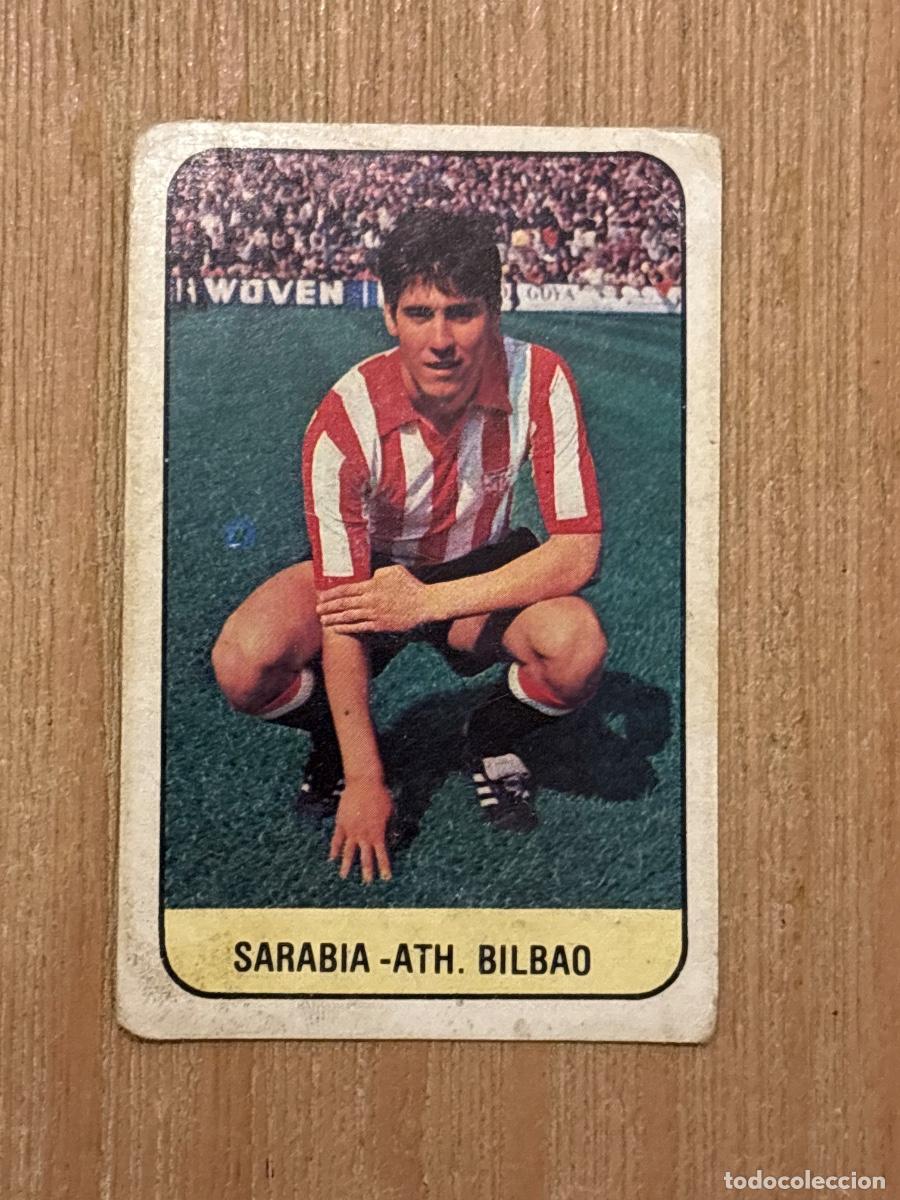 Cromos de f&uacute;tbol: 5. CROMO DESPEGADO LIGA ESTE 1978-79 78-79 ATHLETIC DE BILBAO SARABIA FICHAJE N 15