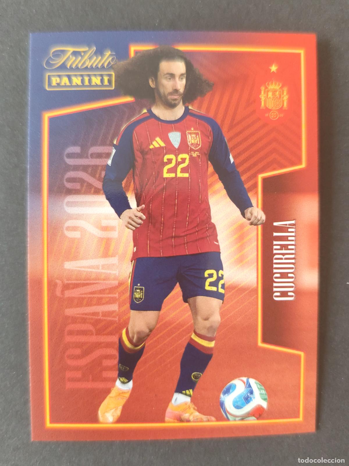 Cartes &agrave; collectionner de Football: 48 CUCURELLA LA ROJA 2026 TRIBUTO SELECCI&Oacute;N ESPA&Ntilde;OLA 2010-2026 &iexcl;VAMOS CAMPEONES!