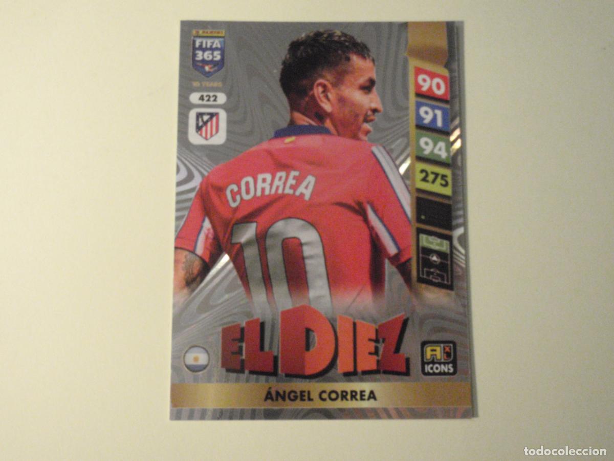 Cartes &agrave; collectionner de Football: 422 ANGEL CORREAL Atl&eacute;tico EL DIEZ. Trading Card ADRENALYN XL FIFA 365 2025 PANINI 25