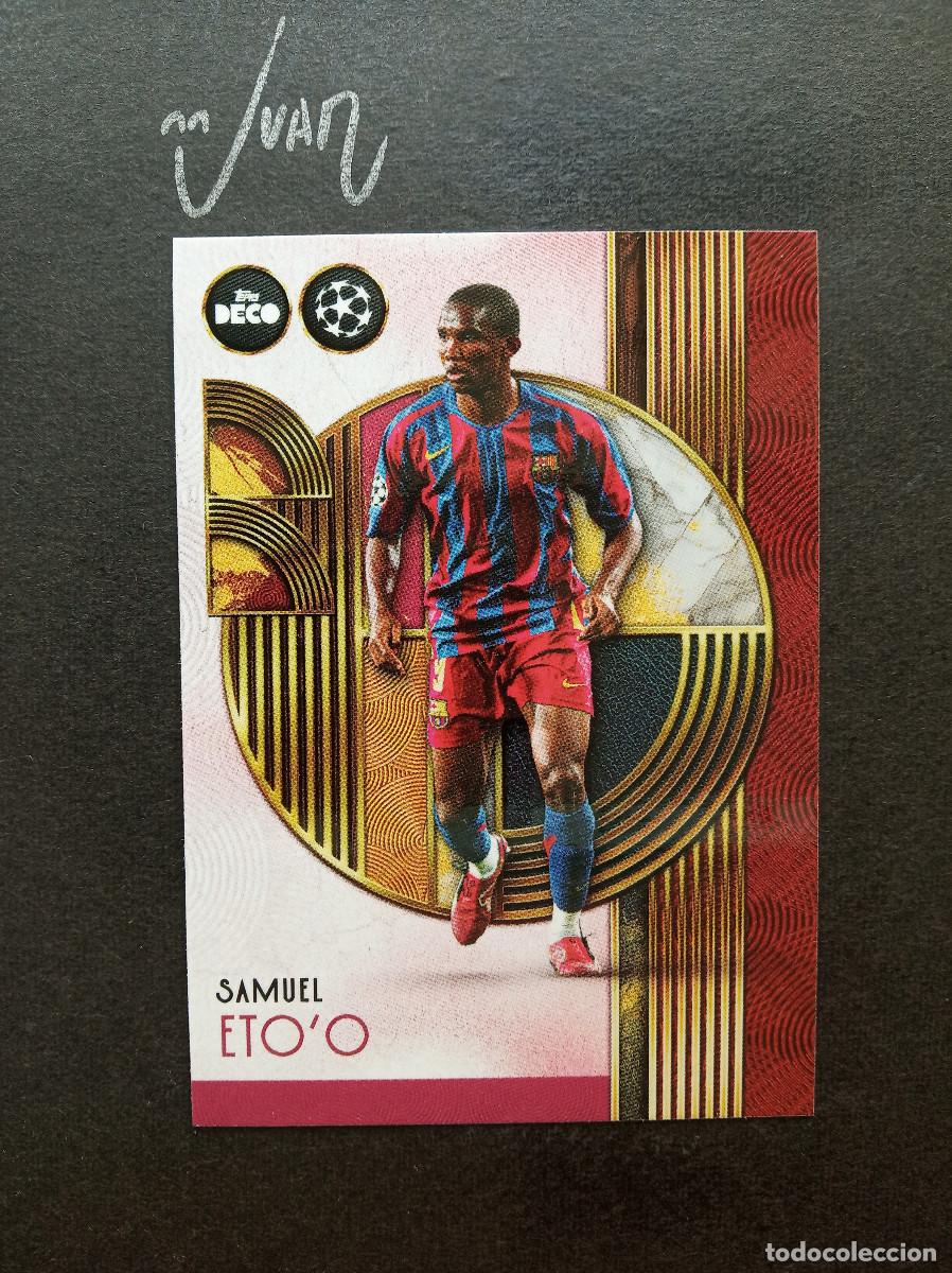 Cartes &agrave; collectionner de Football: LEGENDS ETOO FC BARCELONA CAMERUN ⚽ TOPPS &reg; DECO UEFA CLUB COMPETITIONS 2025 2026 25 26 NUEVO