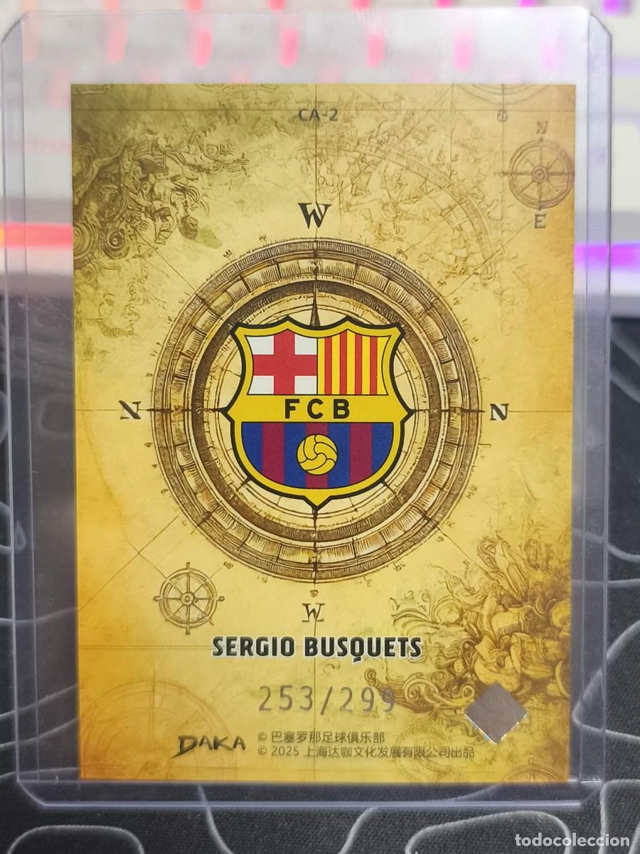 Cromos de f&uacute;tbol: Sergio busquets DAKA /299 - Foto 2