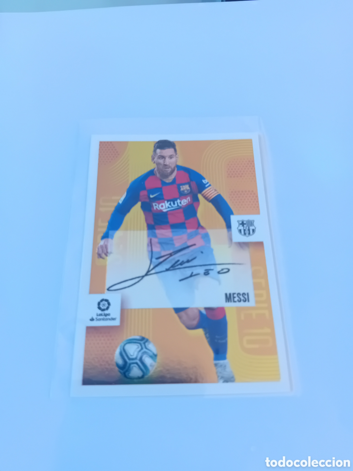 Cromos de f&uacute;tbol: Messi Serie 10 N&deg; 16 Barcelona Firma 20 21 2020 2021 Este Panini Nuevo