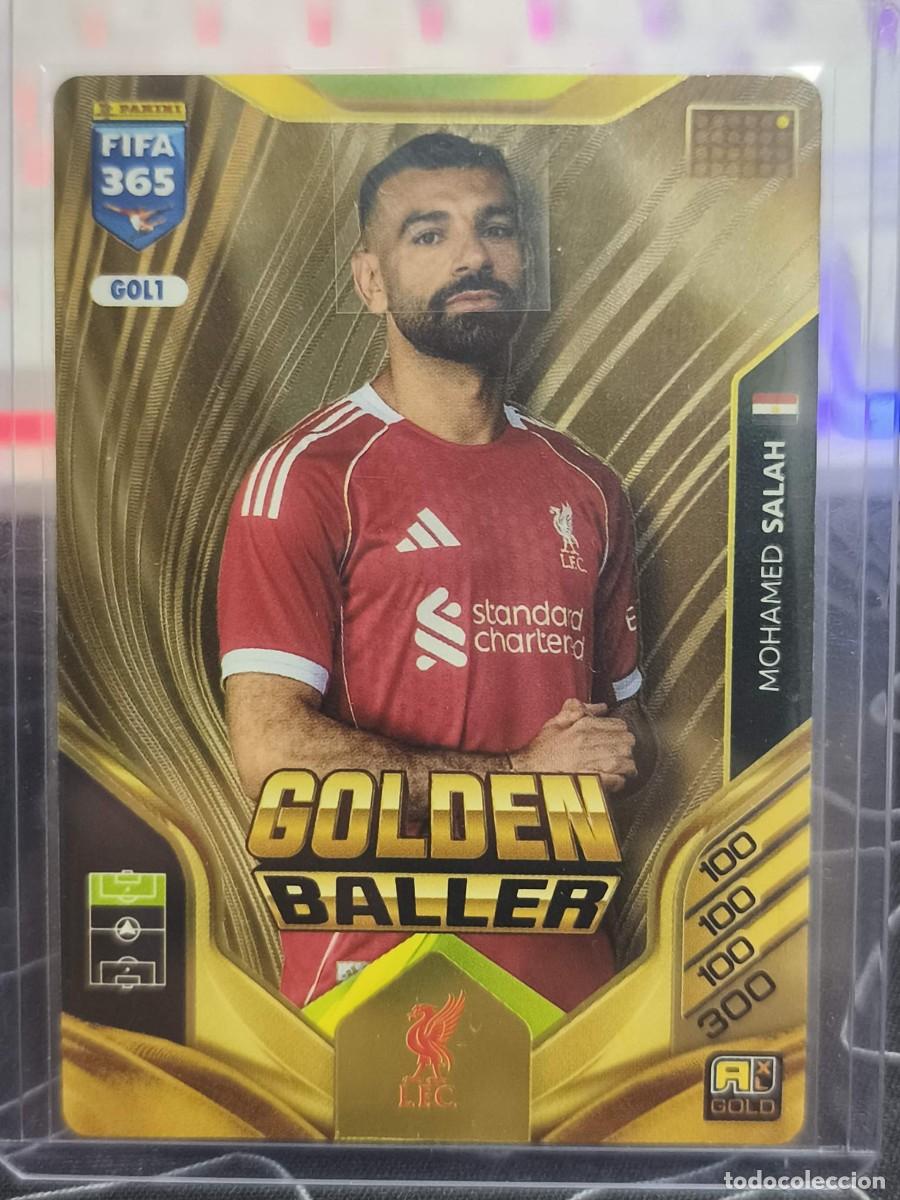 Cromos de f&uacute;tbol: Mohamed salah Golden baller Fifa365