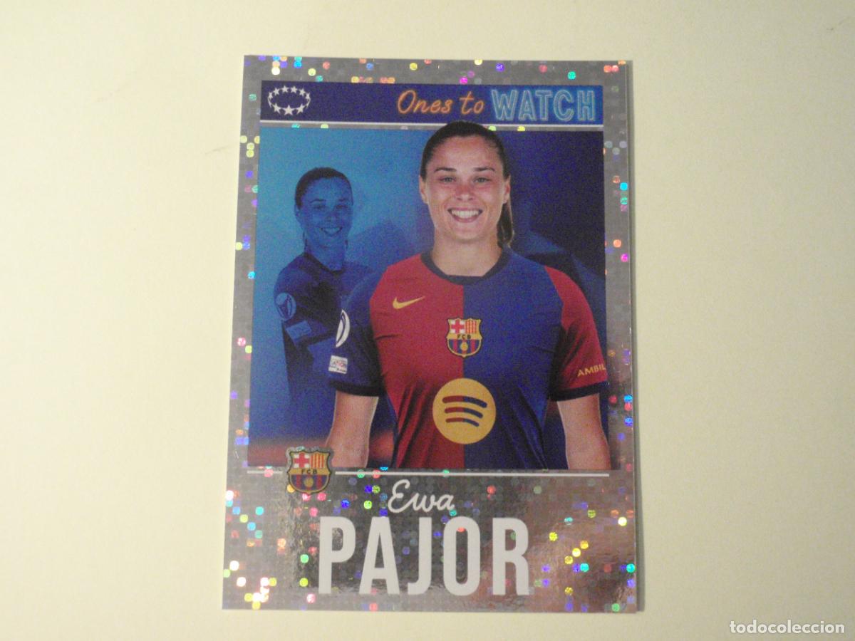 Cromos de f&uacute;tbol: Cromo N&ordm; 510 EWA PAJOR Barcelona ONES TO WATCH. UEFA Champions League 2024 2025 TOPPS Stickers 24 25