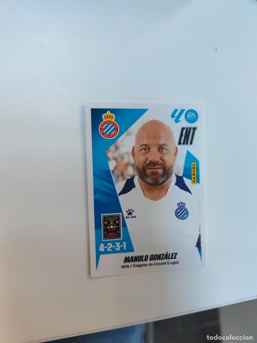 Cromos de f&uacute;tbol: ESTE LA LIGA 25 26 ENTRENADOR - MANOLO GONZ&Aacute;LEZ (2) RCD ESPANYOL LALIGA PANINI 2025 2026