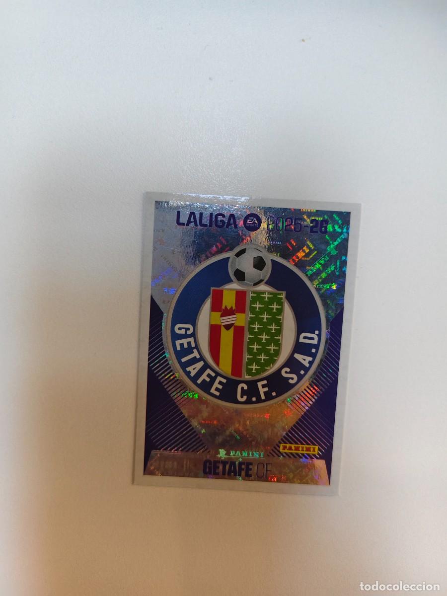 Cromos de f&uacute;tbol: ESTE LA LIGA 25 26 ESCUDO (1) GETAFE CF LALIGA PANINI 2025 2026