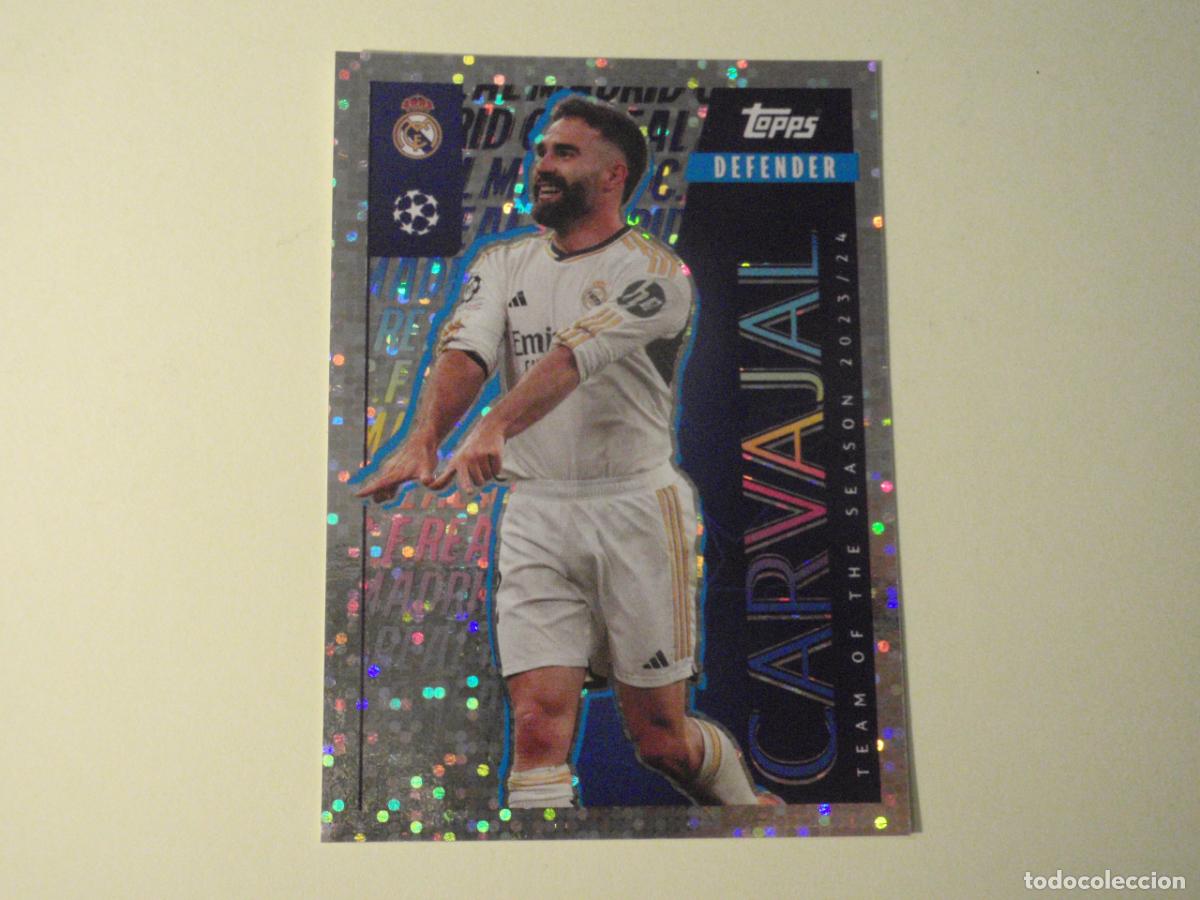Fu&szlig;ball-Sticker: Cromo N&ordm; 5 CARVAJAL Real Madrid. UEFA Champions League 2024 2025 TOPPS Stickers 24 25