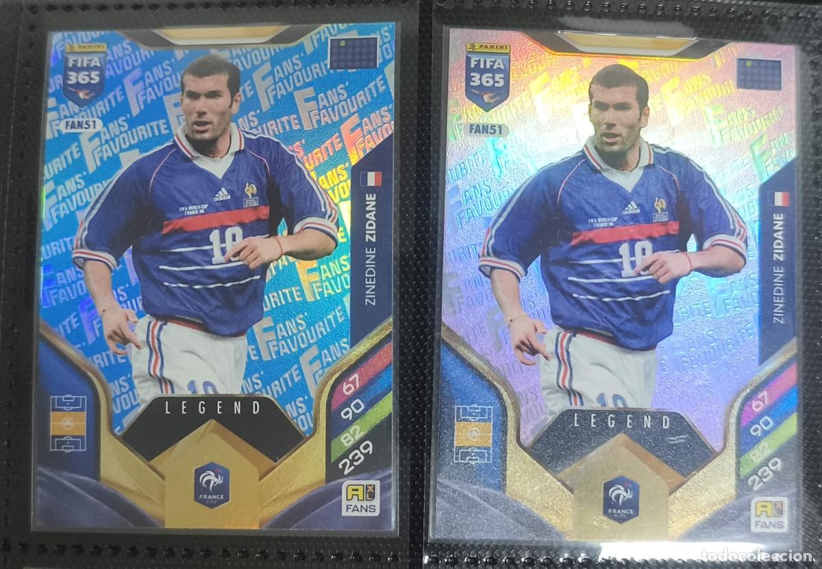 Football Stickers: Zidane Fifa365 Blue/Pink
