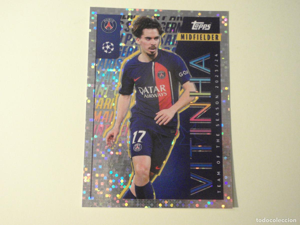 Cromos de f&uacute;tbol: Cromo N&ordm; 10 VITINHA PSG. UEFA Champions League 2024 2025 TOPPS Stickers 24 25