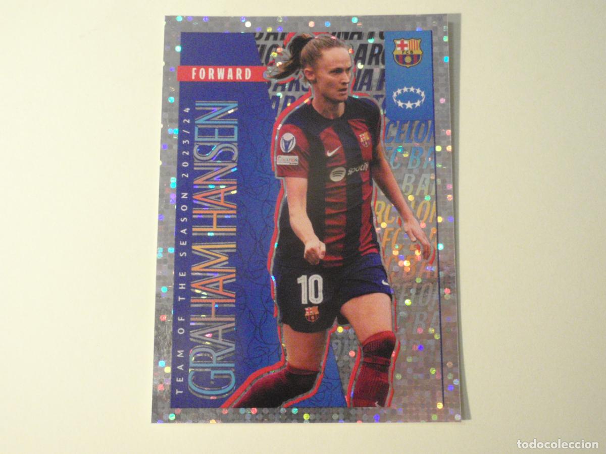 Cromos de f&uacute;tbol: Cromo N&ordm; 24 GRAHAM HANSEN Barcelona. UEFA Champions League 2024 2025 TOPPS Stickers 24 25