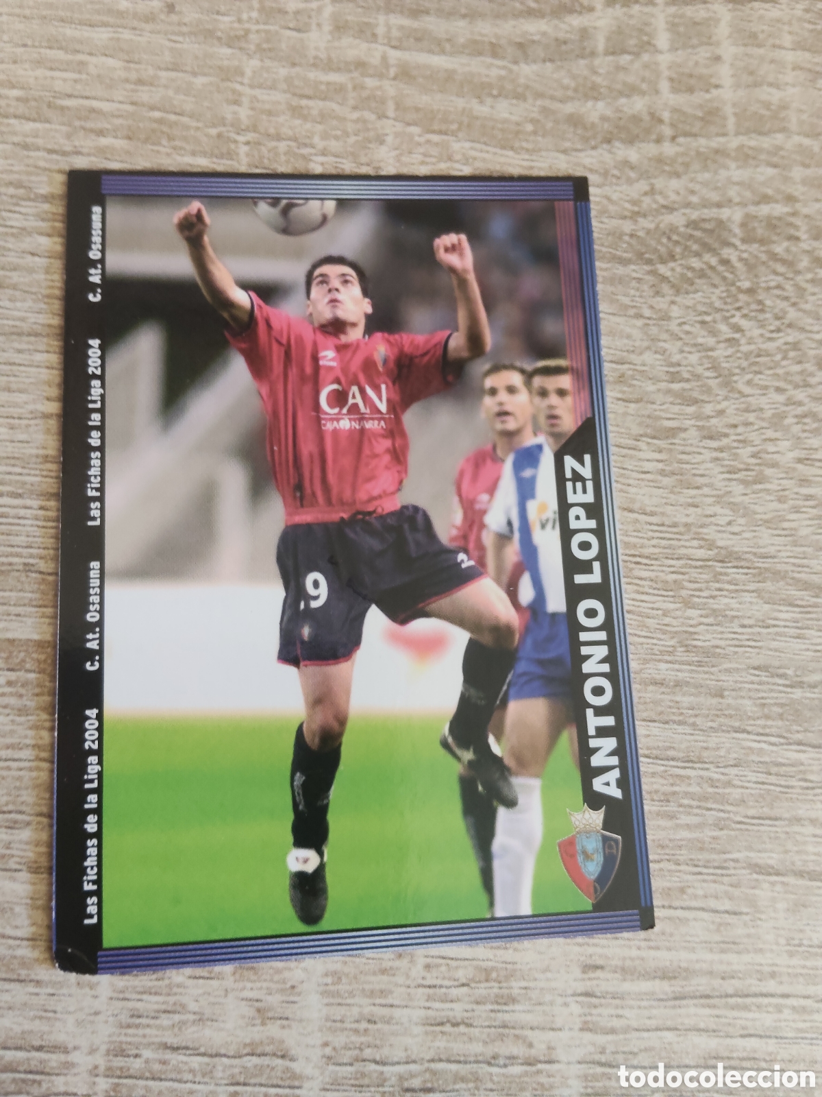 Cromos de f&uacute;tbol: Mundicromo las fichas de la liga 2004 278 Antonio L&oacute;pez Osasuna