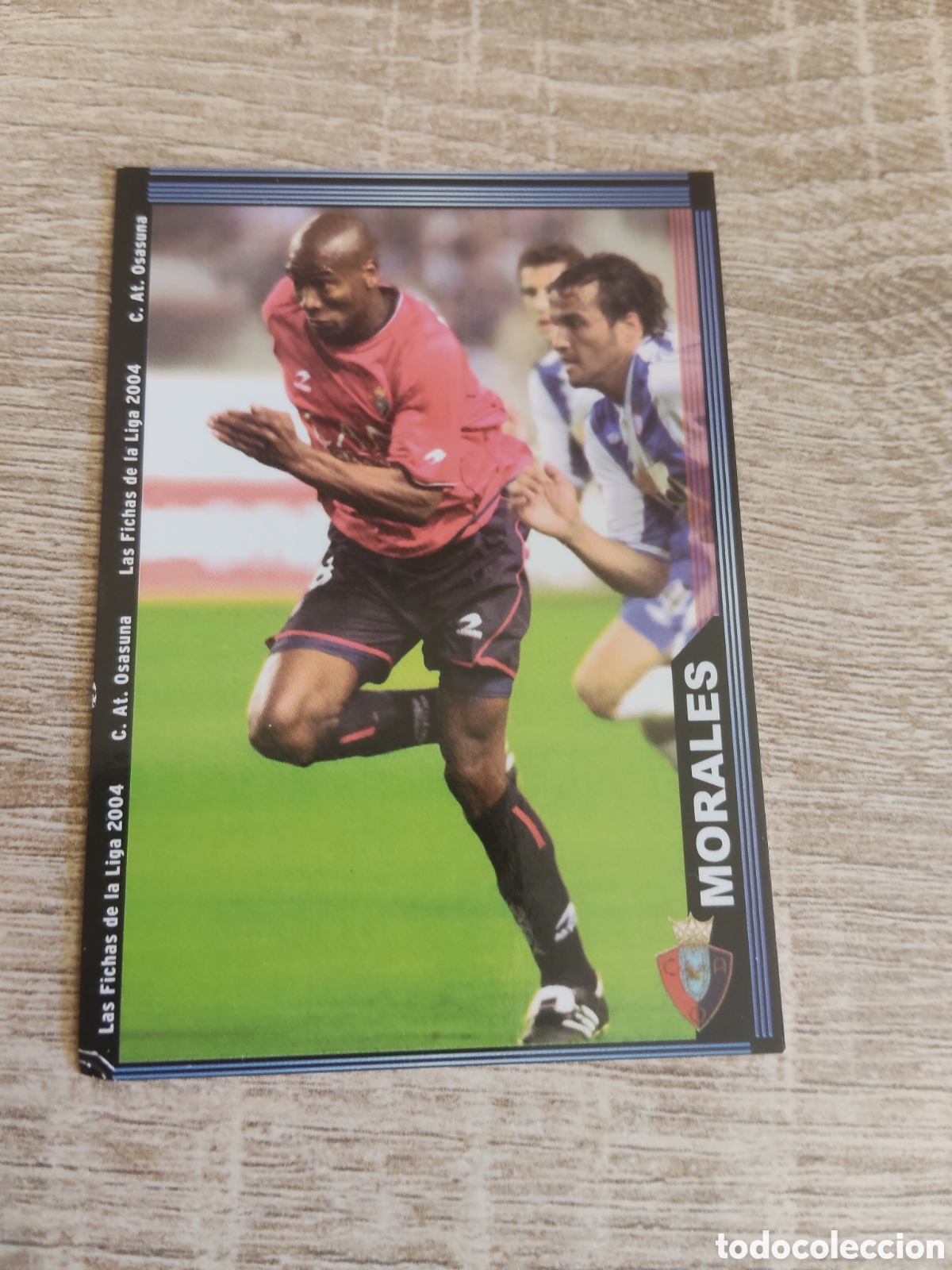 Cromos de f&uacute;tbol: Mundicromo las fichas de la liga 2004 291 Morales Osasuna