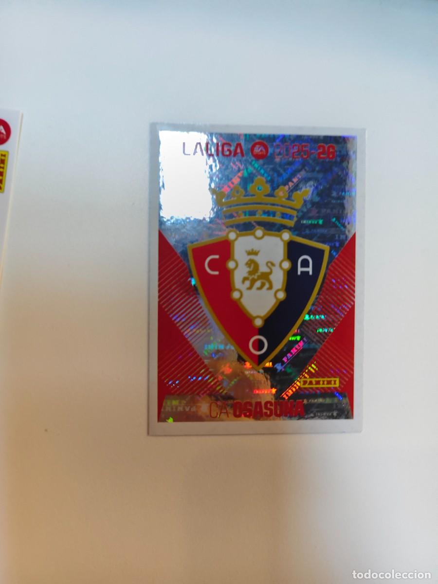 Cromos de f&uacute;tbol: ESTE LA LIGA 25 26 ESCUDO (1) C.A. OSASUNA LALIGA PANINI 2025 2026