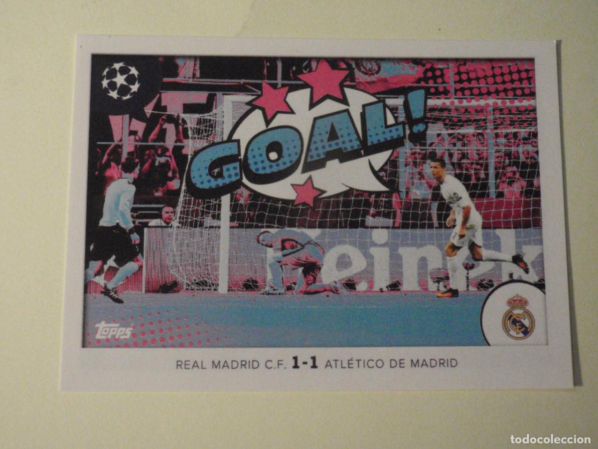 Cromos de f&uacute;tbol: Cromo 397 CRISTIANO RONALDO Real Madrid GOAL!. UEFA Champions League 2024 2025 TOPPS Stickers 24 25
