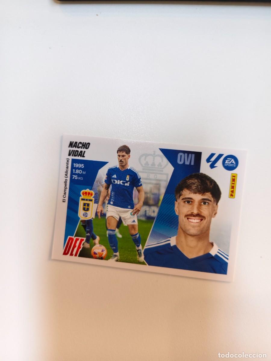 Cromos de f&uacute;tbol: ESTE LA LIGA 25 26 NACHO VIDAL (5) REAL OVIEDO LALIGA PANINI 2025 2026