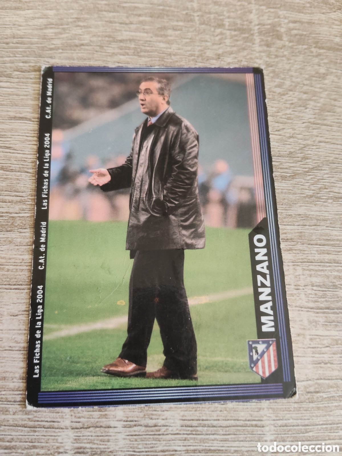 Cromos de f&uacute;tbol: Mundicromo las fichas de la liga 2004 300 Manzano Atl&eacute;tico de Madrid
