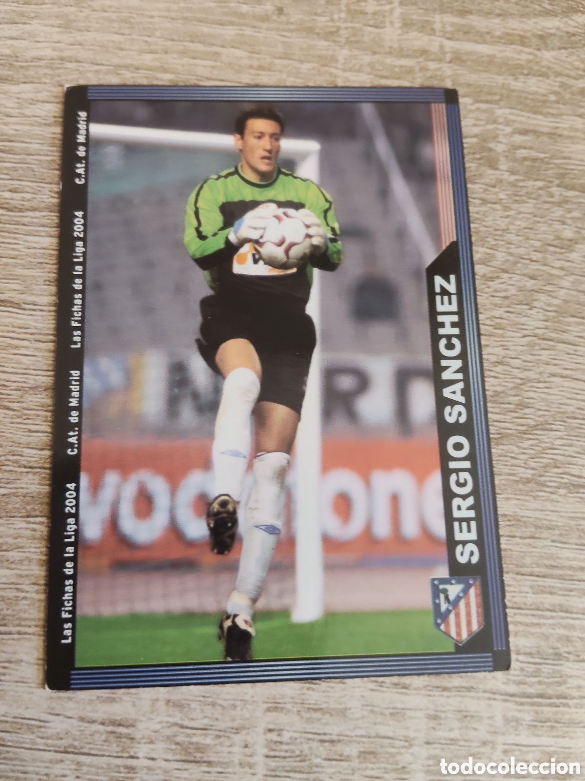 Football Stickers: Mundicromo las fichas de la liga 2004 302 Sergio S&aacute;nchez Atl&eacute;tico de Madrid