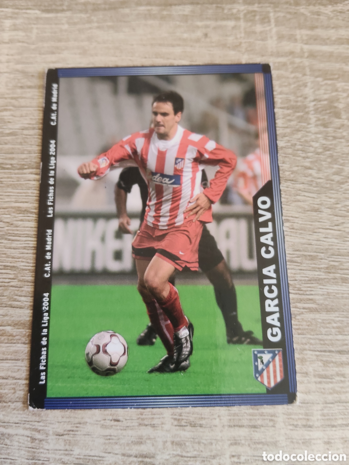 Football Stickers: Mundicromo las fichas de la liga 2004 304 Garc&iacute;a Calvo Atl&eacute;tico de Madrid