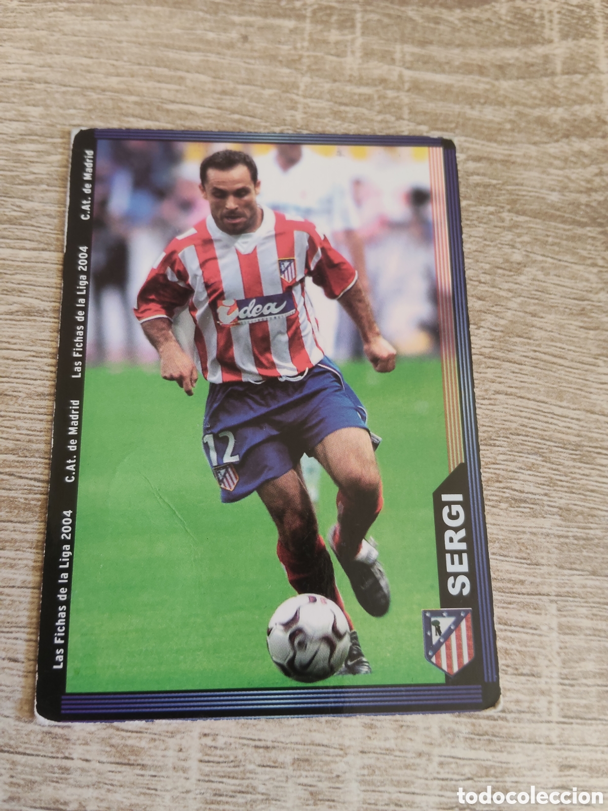 Cromos de f&uacute;tbol: Mundicromo las fichas de la liga 2004 307 Sergi Atl&eacute;tico de Madrid