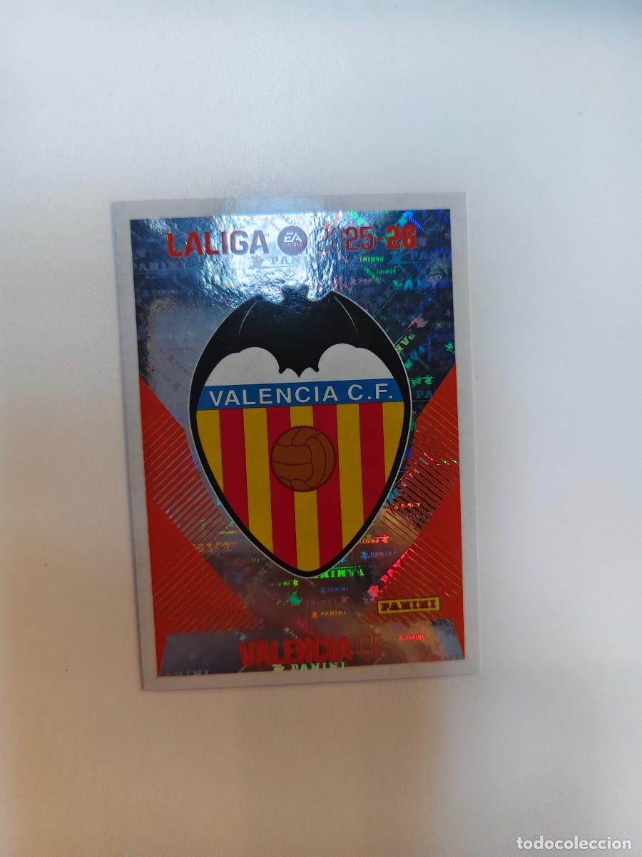 Football Stickers: ESTE LA LIGA 25 26 ESCUDO (1) VALENCIA CF LALIGA PANINI 2025 2026