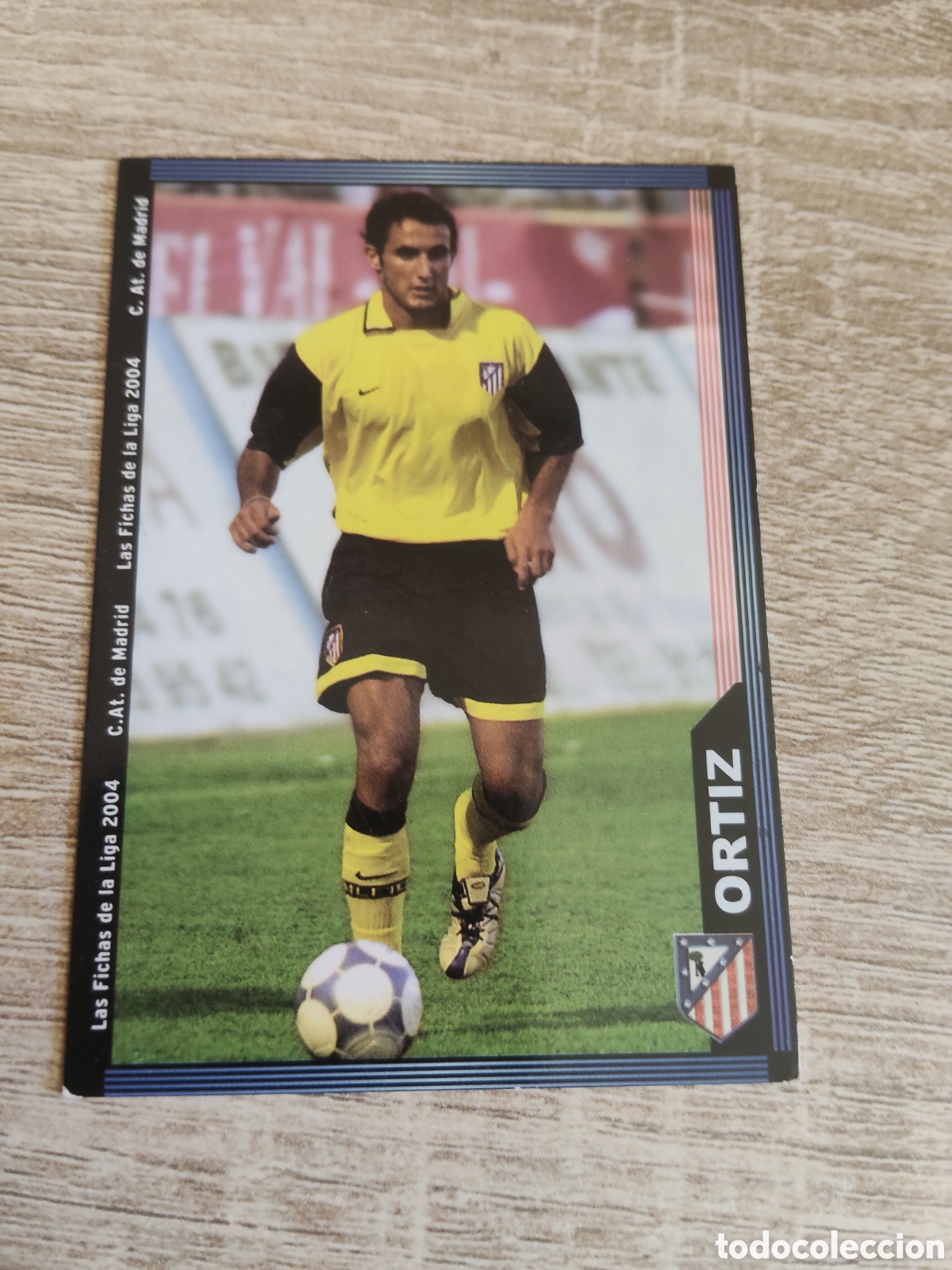 Football Stickers: Mundicromo las fichas de la liga 2004 309 Ortiz Atl&eacute;tico de Madrid