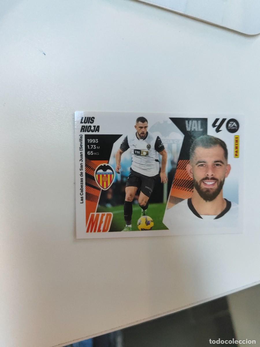 Cromos de f&uacute;tbol: ESTE LA LIGA 25 26 LUIS RIOJA (16) VALENCIA CF LALIGA PANINI 2025 2026