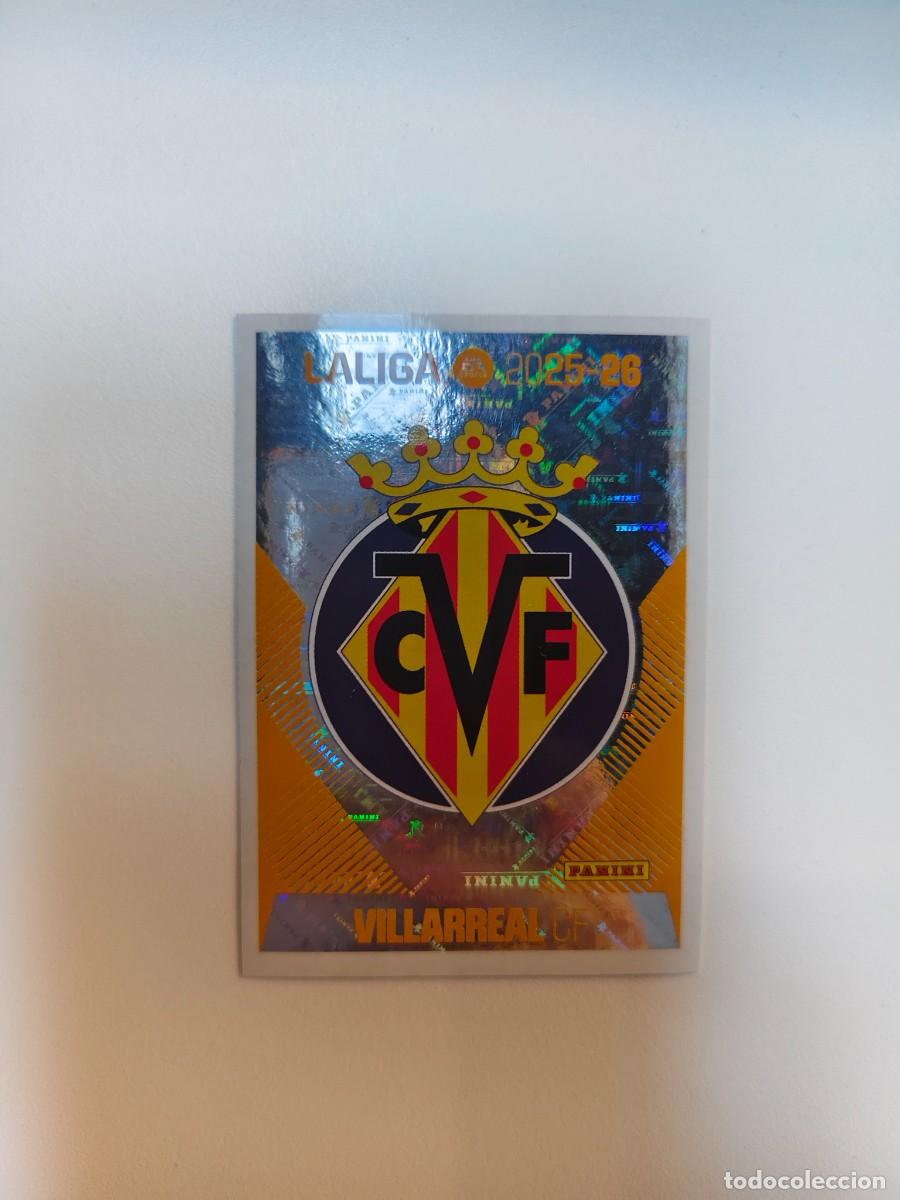 Cromos de f&uacute;tbol: ESTE LA LIGA 25 26 ESCUDO (1) VILLARREAL CF LALIGA PANINI 2025 2026