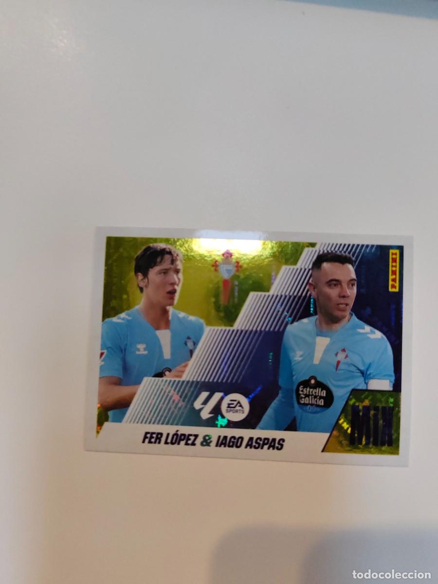 Cromos de f&uacute;tbol: ESTE LA LIGA 25 26 FER L&Oacute;PEZ / IAGO ASPAS (8) RC CELTA MIX LALIGA PANINI 2025 2026