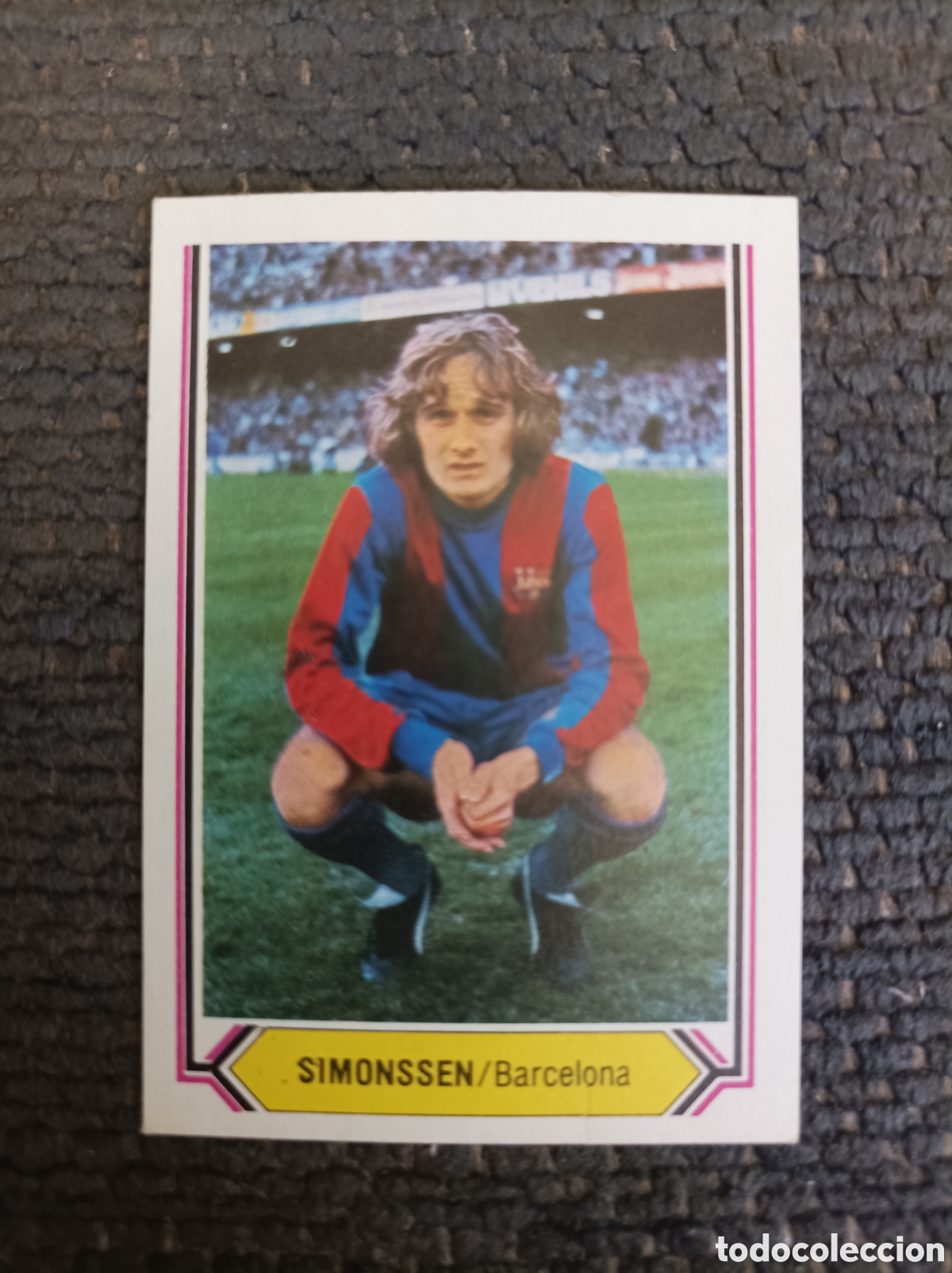Fu&szlig;ball-Sticker: Cromo futbol Simonssen 80/81 Este FC Barcelona nunca pegado